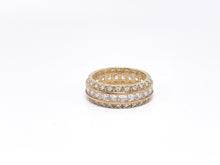 Lade das Bild in den Galerie-Viewer, Memory Memoirering Memoire | Verlobungsring | Ring Silber (vergoldet) | Silberschmuck | Gr. 62/63 8,3mm 925er