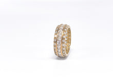 Lade das Bild in den Galerie-Viewer, Memory Memoirering Memoire | Verlobungsring | Ring Silber (vergoldet) | Silberschmuck | Gr. 62/63 8,3mm 925er