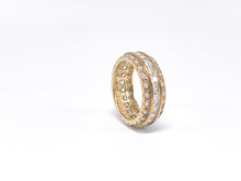 Lade das Bild in den Galerie-Viewer, Memory Memoirering Memoire | Verlobungsring | Ring Silber (vergoldet) | Silberschmuck | Gr. 62/63 8,3mm 925er