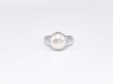Lade das Bild in den Galerie-Viewer, Silber Perlen (weiß) Ring | Silberschmuck | Schmuck | Perlenschmuck | Gr. 63 | 925er