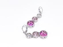 Lade das Bild in den Galerie-Viewer, Silber Ohrringe | weiß rosa pink | Silberschmuck | Schmuck | 925er