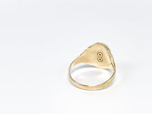 Lade das Bild in den Galerie-Viewer, College Ring I Siegelring I USA I Herren Ring I "JOSTEN" 1954 I 10K 417 Karat Gold I + dunkel rotem Stein