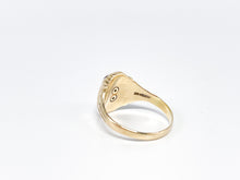 Lade das Bild in den Galerie-Viewer, College Ring I Siegelring I USA I Herren Ring I "JOSTEN" 1954 I 10K 417 Karat Gold I + dunkel rotem Stein