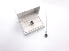 Lade das Bild in den Galerie-Viewer, LUXUS Diamanten Schmuckset I Weißgold I Ring Kette Anhänger I 0,93ct I 18 Karat 750K