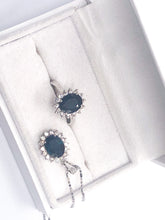 Lade das Bild in den Galerie-Viewer, LUXUS Diamanten Schmuckset I Weißgold I Ring Kette Anhänger I 0,93ct I 18 Karat 750K