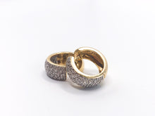 Lade das Bild in den Galerie-Viewer, VINTAGE Diamantenschmuck I Ohrringe I Gold Schmuck I 1,00 ct Diamanten I Luxus CREOLEN