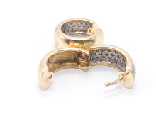 Lade das Bild in den Galerie-Viewer, VINTAGE Diamantenschmuck I Ohrringe I Gold Schmuck I 1,00 ct Diamanten I Luxus CREOLEN