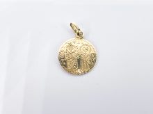 Lade das Bild in den Galerie-Viewer, Vintage Schmuck I IC XC NI KA + ethnische Motive I Konstantinato Byzantine I Kreuz Saint Helen I Gold Anhänger I 14 Karat 585K