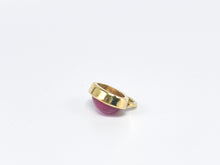 Lade das Bild in den Galerie-Viewer, Vintage Schmuck I Gold Anhänger I Goldschmuck I 18 Karat 750K I rosa roter Turmalin