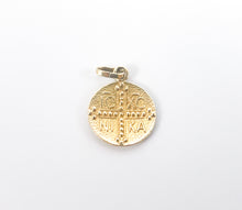 Lade das Bild in den Galerie-Viewer, Vintage Schmuck I IC XC NI KA + ethnische Motive I Konstantinato Byzantine I Kreuz Saint Helen I Gold Anhänger I 14 Karat 585K