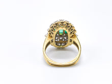 Lade das Bild in den Galerie-Viewer, Antik Vintage Schmuck | Turmalin Diamant Ring 2,00 ct | 18 Karat 750K