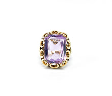 Lade das Bild in den Galerie-Viewer, Antik - Vintage Gold Ring I rosa lila Amethyst I Goldschmuck I 14 Karat 585K