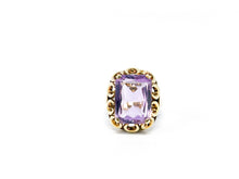 Lade das Bild in den Galerie-Viewer, Antik - Vintage Gold Ring I rosa lila Amethyst I Goldschmuck I 14 Karat 585K