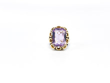 Lade das Bild in den Galerie-Viewer, Antik - Vintage Gold Ring I rosa lila Amethyst I Goldschmuck I 14 Karat 585K