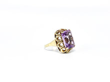 Lade das Bild in den Galerie-Viewer, Antik - Vintage Gold Ring I rosa lila Amethyst I Goldschmuck I 14 Karat 585K