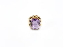 Lade das Bild in den Galerie-Viewer, Antik - Vintage Gold Ring I rosa lila Amethyst I Goldschmuck I 14 Karat 585K