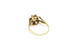 Lade das Bild in den Galerie-Viewer, Vintage Schmuck I Gold Ring I 14 Karat 585K I Perle + Diamanten ca. 0,15ct