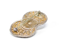 Lade das Bild in den Galerie-Viewer, Antike Vintage I traumhafte Brosche I Art déco - Jugendstil I 1940er Jahre I *red Stone* I *** ARTIKEL IST VERFÜGBAR ***