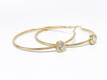 Lade das Bild in den Galerie-Viewer, Gold Creolen Ă 50mm I Goldschmuck I Damen Ohrringe I 18 Karat 750K