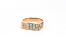 Lade das Bild in den Galerie-Viewer, Vintage I UDSSR Russia Russland I Siegelring I Herren Gold Ring I Roségold Rotgold I 14 Karat 585K