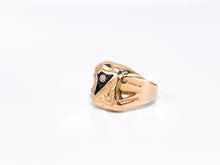 Lade das Bild in den Galerie-Viewer, Vintage Siegelring I Herrenring I Herren Gold Ring I Roségold Rotgold I 1960er Jahre I 14 Karat 585K