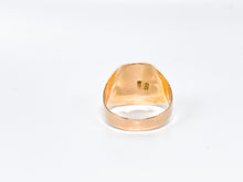 Lade das Bild in den Galerie-Viewer, Vintage Siegelring I Herrenring I Herren Gold Ring I Roségold Rotgold I 1960er Jahre I 14 Karat 585K