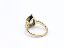 Lade das Bild in den Galerie-Viewer, Vintage Schmuck I Gold Ring I 14 Karat 585K I *Aquamarin Blautopas*