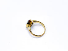 Lade das Bild in den Galerie-Viewer, Vintage Schmuck I Gold Ring I 14 Karat 585K I *Aquamarin Blautopas*