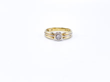 Lade das Bild in den Galerie-Viewer, Diamantring I 0,23ct Diamant Ring I BICOLOR I Gold Weißgold I 14 Karat 585K