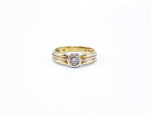 Lade das Bild in den Galerie-Viewer, Diamantring I 0,23ct Diamant Ring I BICOLOR I Gold Weißgold I 14 Karat 585K