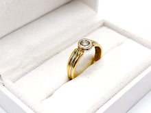 Lade das Bild in den Galerie-Viewer, Diamantring I 0,23ct Diamant Ring I BICOLOR I Gold Weißgold I 14 Karat 585K