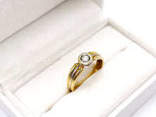 Lade das Bild in den Galerie-Viewer, Diamantring I 0,23ct Diamant Ring I BICOLOR I Gold Weißgold I 14 Karat 585K