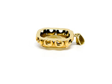 Lade das Bild in den Galerie-Viewer, Citrin Topas Antik - Vintage Schmuck Gold Anhänger - Art déco I Jugendstil - 14 Karat 585K
