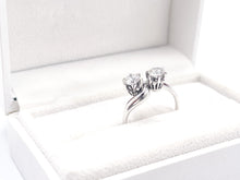 Lade das Bild in den Galerie-Viewer, Antik Vintage Ring I Schmuck I Gold Weißgold 0,81ct Diamanten I LUPENREIN - IF I "Verlobungsring" + Original Zertifikat
