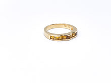 Lade das Bild in den Galerie-Viewer, Antik - Vintage Gold Ring I 18 Karat 750K I gelb - orange CITRINEN
