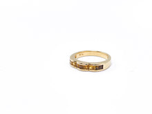 Lade das Bild in den Galerie-Viewer, Antik - Vintage Gold Ring I 18 Karat 750K I gelb - orange CITRINEN