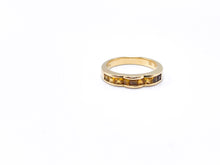 Lade das Bild in den Galerie-Viewer, Antik - Vintage Gold Ring I 18 Karat 750K I gelb - orange CITRINEN