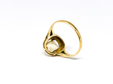 Lade das Bild in den Galerie-Viewer, Art déco - Jugendstil I Damen Schmuck I Gold/ Goldschmuck Schmuck I Ring I 14 Karat 585K I VINTAGE ANTIK - Citrin I Saphir Gelb