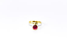 Lade das Bild in den Galerie-Viewer, Edler Ring Antik Vintage Stil 585 Karat 14K Gold "ROSA ROT" Turmalin