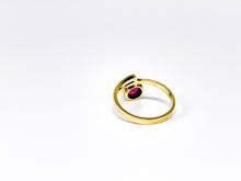Lade das Bild in den Galerie-Viewer, Edler Ring Antik Vintage Stil 585 Karat 14K Gold "ROSA ROT" Turmalin