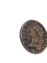 Lade das Bild in den Galerie-Viewer, 1/2 Sol Münze Kupfer Frankreich Louis XVI. 1790