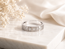 Lade das Bild in den Galerie-Viewer, Platin Ring Diamanten 0,30 ct PT950 Gr. 66 Verlobungsring Schmuck Zertifikat
