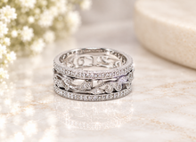 Lade das Bild in den Galerie-Viewer, beweglicher Silber Ring (Mitte) | Silberschmuck | Schmuck | Gr. 63 8,8mm 925er
