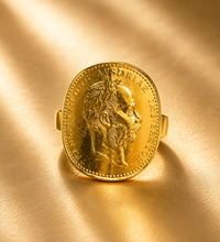 Lade das Bild in den Galerie-Viewer, ÖSTERREICH DUKAT 1915 FRANZ JOSEPH I. I Gold I Goldmünze Münze I Ring Münzring I 986K 333K
