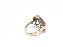 Lade das Bild in den Galerie-Viewer, Vintage - Antik Schmuck | Siegelring Gold Ring Münzring Münze | JFK In Memoriam John F. Kennedy | 8 Karat 333K
