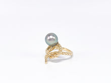 Lade das Bild in den Galerie-Viewer, Tahiti Perle | Tahitischmuck | Perlenschmuck | Gold Ring GR 51 | 14 Karat 585K
