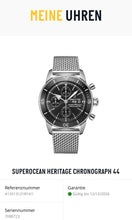 Lade das Bild in den Galerie-Viewer, Breitling Superocean Heritage Chronograph 44 | A13313121B1A1 | schwarz | Uhr Watch | Herren Unisex | 2024 | Garantie bis 12/26 | UVP - 6.700€
