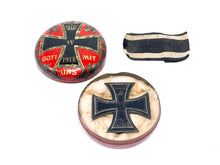 Lade das Bild in den Galerie-Viewer, Militaria | Eisernes Kreuz 1914 W Nadel S-W | GOTT MIT UNS | Orden Band | Deutschland
