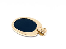 Lade das Bild in den Galerie-Viewer, Vintage Antik Schmuck | Achat Kamee | Diamanten | Gold Clip Anhänger | 0,10ct 14 Karat 585K
