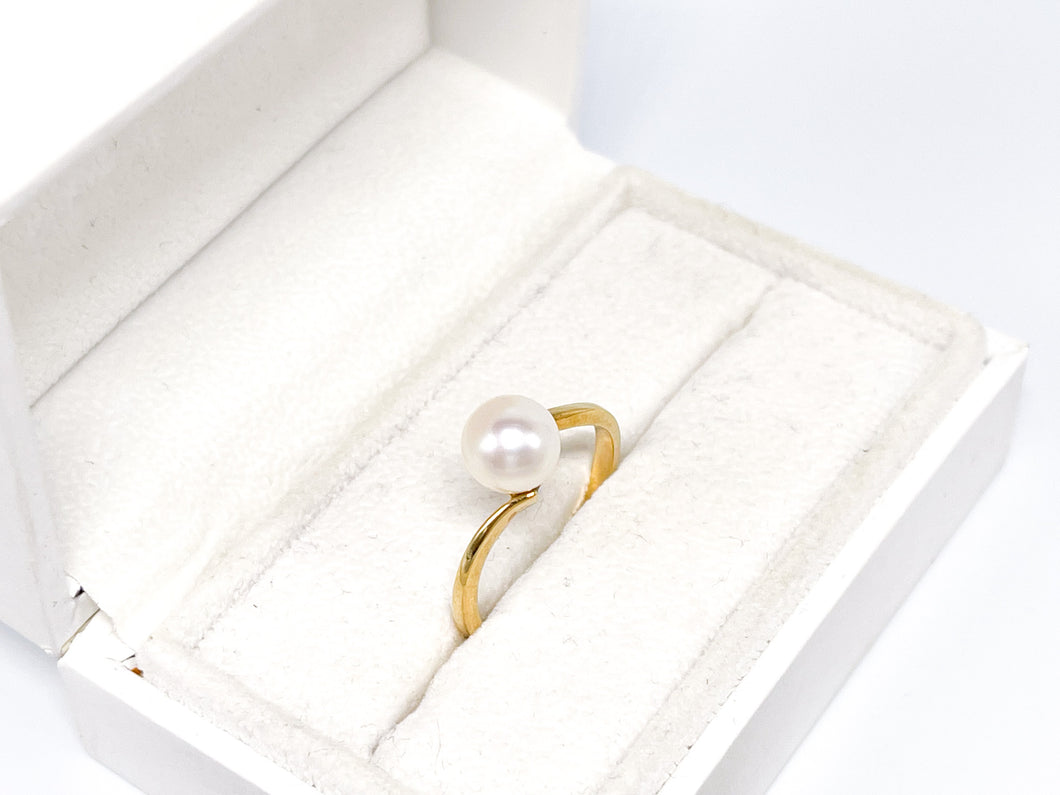 Vintage Schmuck | Perlen Gold Ring | Goldschmuck | 8 Karat 333K